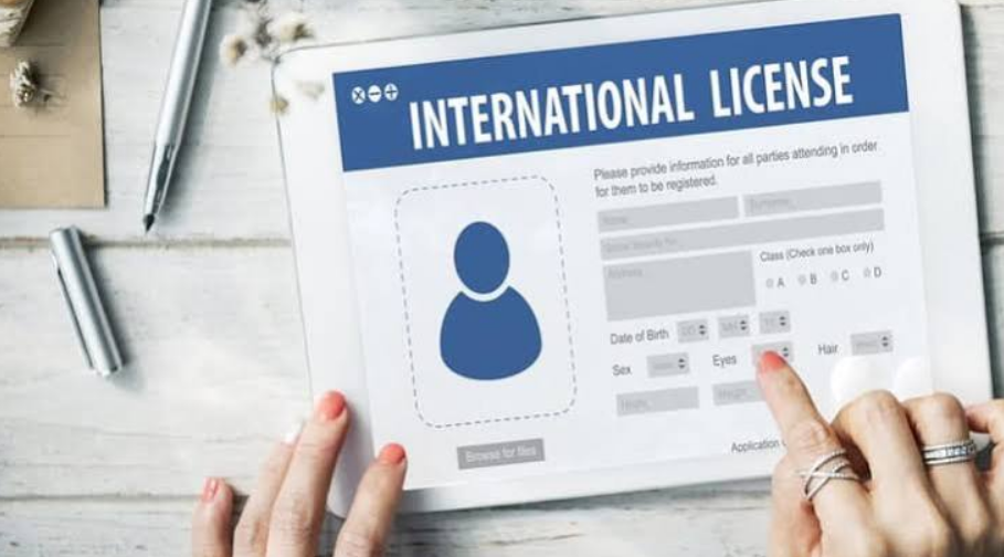 international license application